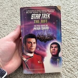 Vintage 1991 Star Trek The Rift by Peter David Paperback Book Pocket Books